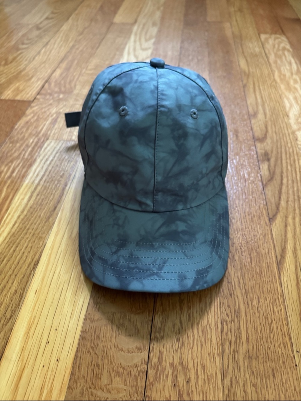 Athleta Green/Gray Marble Print Baseball Cap